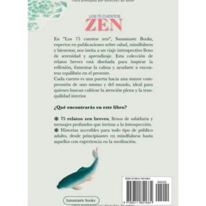 contraportada libro 75 cuentos Zen